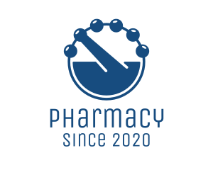 Blue Medical Pharmacy  logo design