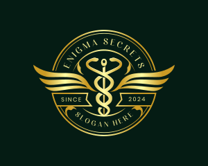 Caduceus Hospital Health Logo