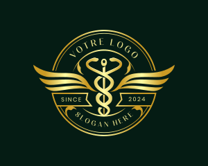 Caduceus Hospital Health Logo