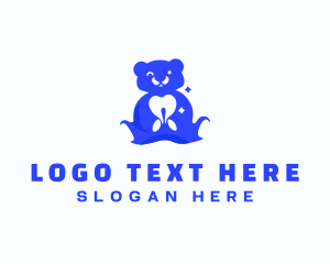 Hygiene - Bear Tooth Dentist logo design