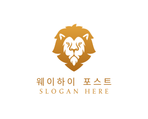 Premium Lion Wildlife logo design