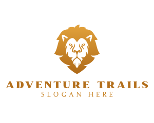 Premium Lion Wildlife logo design