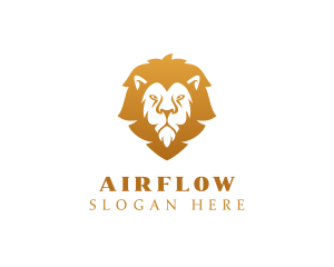 Premium Lion Wildlife logo design