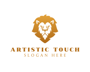 Premium Lion Wildlife logo design