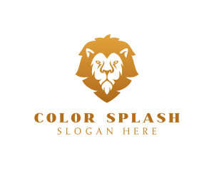 Premium Lion Wildlife logo design