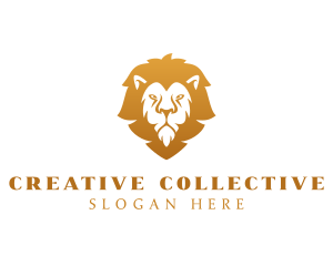 Premium Lion Wildlife logo design