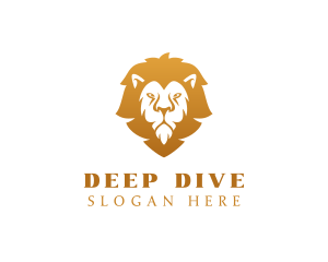 Premium Lion Wildlife logo design