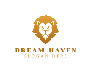 Premium Lion Wildlife logo design