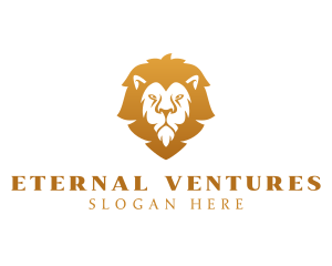 Premium Lion Wildlife logo design