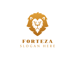 Premium Lion Wildlife logo design