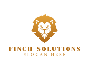 Premium Lion Wildlife logo design