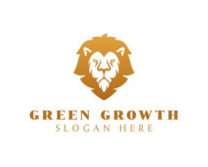 Premium Lion Wildlife logo design