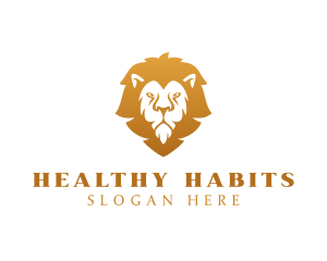 Premium Lion Wildlife logo design