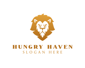 Premium Lion Wildlife logo design