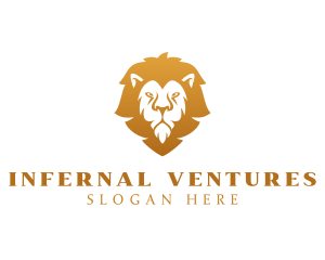 Premium Lion Wildlife logo design