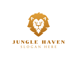 Premium Lion Wildlife logo design