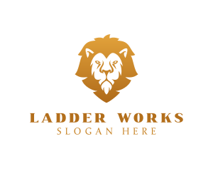 Premium Lion Wildlife logo design