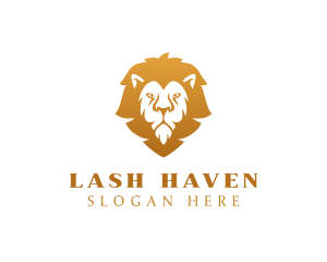 Premium Lion Wildlife logo design