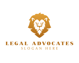 Premium Lion Wildlife logo design