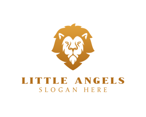 Premium Lion Wildlife logo design