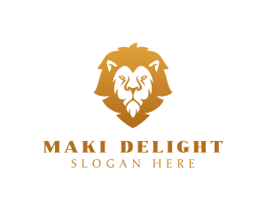 Premium Lion Wildlife logo design