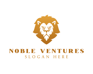 Premium Lion Wildlife logo design