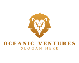 Premium Lion Wildlife logo design