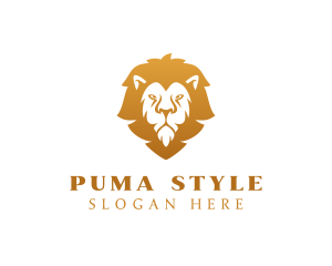 Premium Lion Wildlife logo design