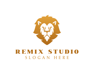 Premium Lion Wildlife logo design