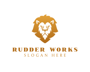 Premium Lion Wildlife logo design