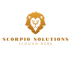 Premium Lion Wildlife logo design