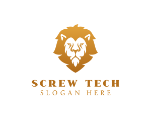 Premium Lion Wildlife logo design