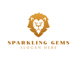 Premium Lion Wildlife logo design