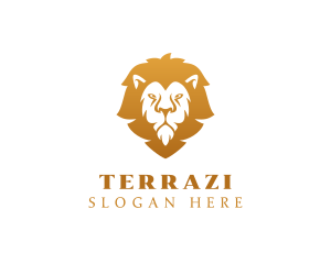 Premium Lion Wildlife logo design