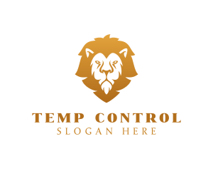 Premium Lion Wildlife logo design