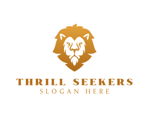 Premium Lion Wildlife logo design