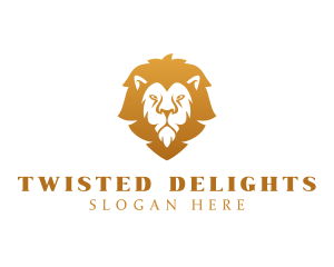 Premium Lion Wildlife logo design