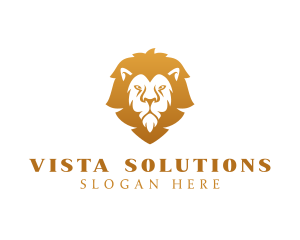 Premium Lion Wildlife logo design