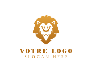 Premium Lion Wildlife logo design