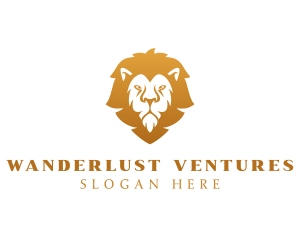 Premium Lion Wildlife logo design