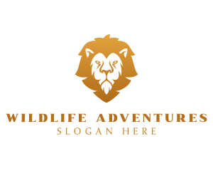 Premium Lion Wildlife logo design