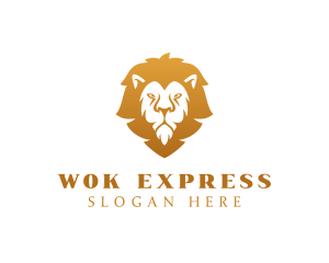 Premium Lion Wildlife logo design