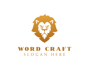 Premium Lion Wildlife logo design