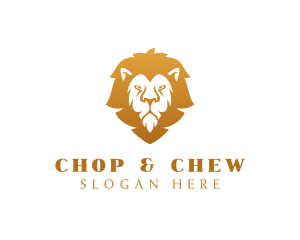 Premium Lion Wildlife logo design