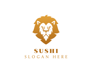 Premium Lion Wildlife logo design