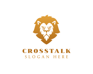 Premium Lion Wildlife logo design