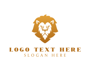 Premium Lion Wildlife Logo