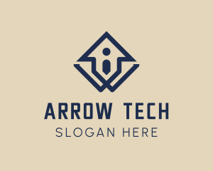 Arrow House Real Estate logo design