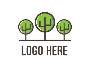 Arborist - Nature Forest Trees logo design
