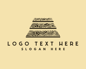 Floor - Wooden Plank Flooring logo design